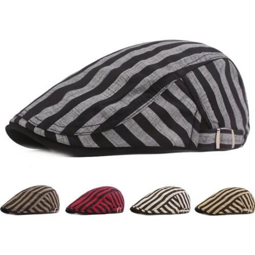 2021 New Arrivel British Style Spring Autumn Winter Hat For Men Classic Vintage Beret Hats Solid Fashion Flat Caps