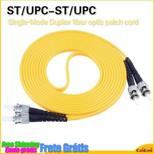 Single-mode Duplex LSZH fiber optic patch cord ST/UPC-ST/UPC 2.0mm for telecommunication tools 1/2/3/5m 10M 15M 20M 25M 30M