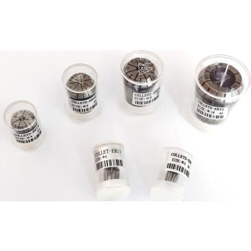 AA grade 7pcs ER20 spring collet 4 6 8 10 12 1/4 1/8 collet chuck precision 0.008 CNC Mill Lathe Tool spindle motor