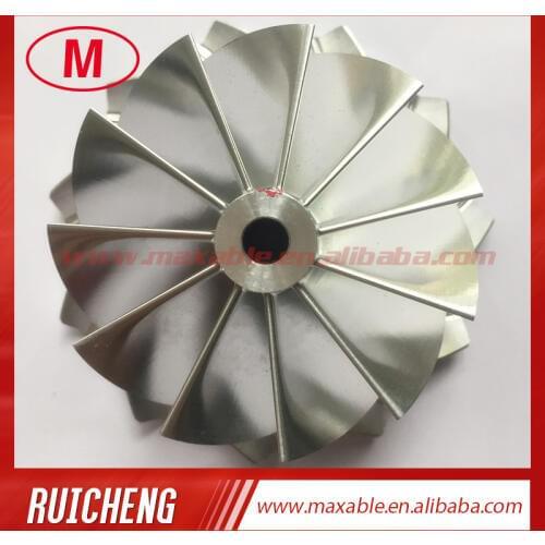 RHF5 49.60/62.00mm 11+0 blades high performance turbocharger billet/milling/aluminum 2618 compressor wheel