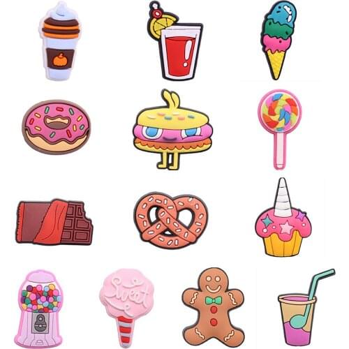 1PCS PVC Cartoon Sweets Fridge Magnetic Sticker Milk Cheese Lollipops Cupcakes Ice Cream Refrigerator Magnets Children Kid Gift