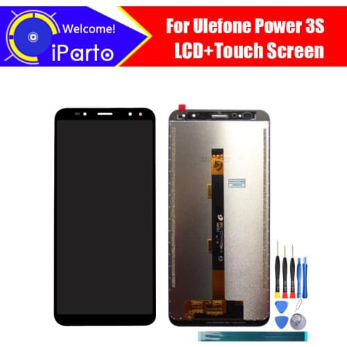 6.0 inch Ulefone Power 3S LCD Display+Touch Screen Digitizer Assembly 100% Original New LCD+Touch Digitizer for Power 3S+Tools
