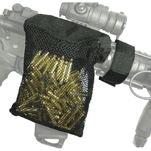 1Pcs Hunting Mesh Bag M4 Military Army Shooting Brass Catcher Hunting Shell Mesh Trap Bullet Rifle Ar15 Wrap Around Zipper Bag