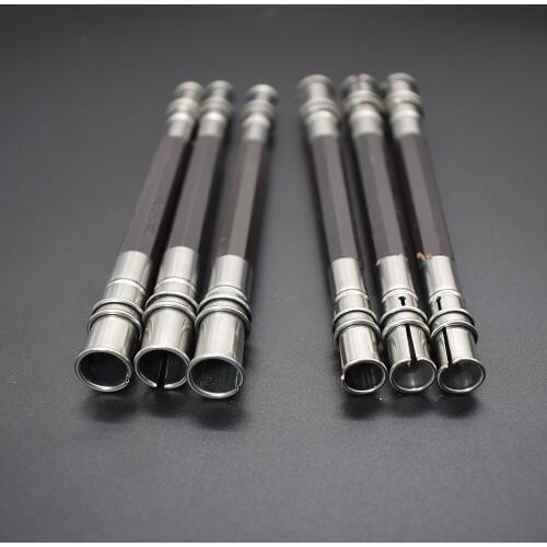 Hot Selling 5pcs Adjustable Pencil Extender Lengthener Holder Art Writing Tool Double Head 133mm