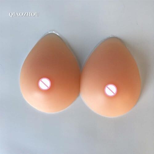 600g b/c cup size drag queen boobs fake breasts costume mastectomy breast form pad senos falsos forms for men