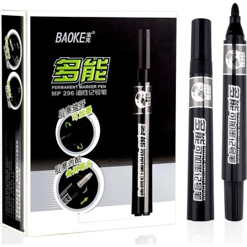 Синие маркеры Baoke China At AliExpress