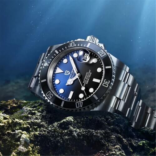 PAGANI DESIGN 2020 New Japan NH35 Mens Automatic Mechanical Wristwatch Stainless Steel Watch Sapphire Men Watches reloj hombre