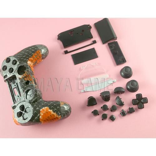 OCGAME high quality Custom Housing Shell Mod Kit Case Cover dragon Game Controller Shell Housing Case for PS4 Controller Cover