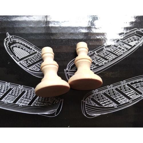 Wood Supports wooden Cylinder stands 2pcs/lot