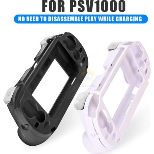 For PSV1000 PSV 1000 PS VITA 1000 Game Console Hand Grip Handle Hold Joypad Stand Case Shell Protect with L2 R2 Trigger Buttons