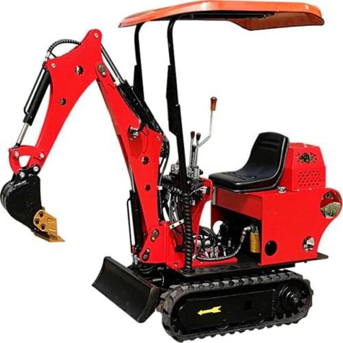 Shandong Excavator 800kg With Accessories Swing Boom Canopy 0.8 tons mini excavator Home Use Mini Excavators