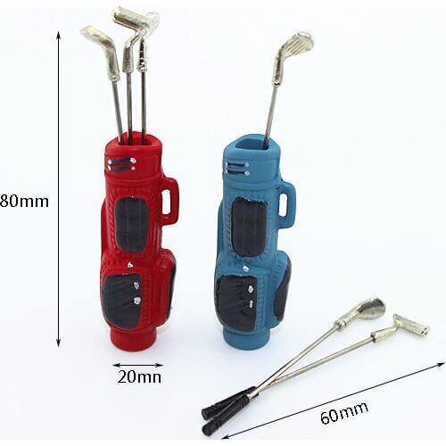 G05-X4549 children baby gift Toy 1:12 Dollhouse mini Furniture Miniature rement Mini golf club 1pcs