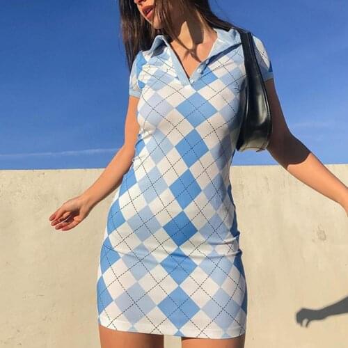 Модные платья в клетку ISHINE China At AliExpress