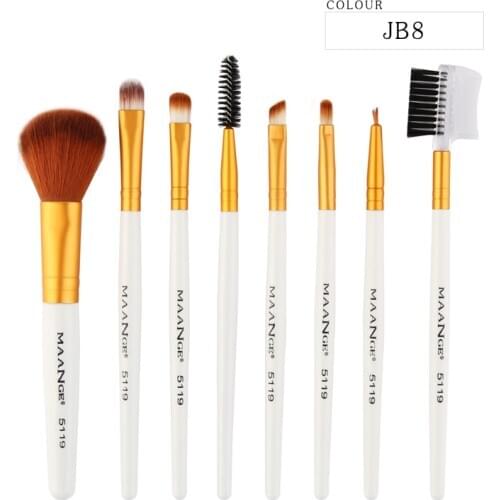 Eyes Makeup Synthetic Hair Brushes Travel Women Cruelty Free Tool Eyeshadow Blending Eylashes Eyebrow Eyeliner Docolor Brush Set