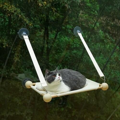 Cat Hammock Window Bed Pet Summer Hammock Bed Home Bed Living Room Suction Cup Wall Hanging Pet Mesh Breathable Hammock B