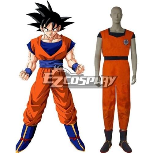 Son Goku Halloween Party Costume Training Clothing at the Lord of the Turtles E001