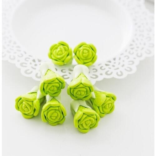 2 PCS Creative Cartoon Kawaii Cabbage Shape Rubber Pencil Eraser Students Stationery Gift School Office Supplies