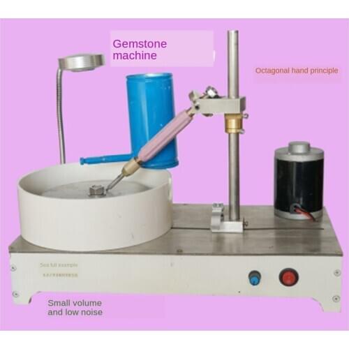 New upgrade Gem Faceting Machine Jade Stone Angle Machine Jewelry Polisher Flat Grinder Speed Adjustable 1800RPM Y