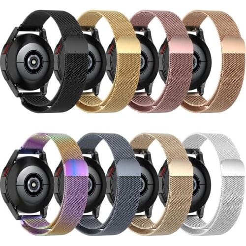 20mm 22mm Metal Band for Samsung Galaxy watch 3 4 Classic/46mm/42mm/active 2/Gear S3 bracelet Huawei watch GT 2 2e Pro strap