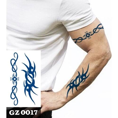 1Pcs Herbal Extracts Juice Totem Tattoos Body Art Waterproof Temporary Tattoo Sticker For Men Women