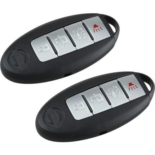 2pcs 315MHz 4 Buttons Smart Remote Key Fob Uncut KR55WK48903 Keyless Entry Transmitter for Maxima Altima Infiniti 2007-2015