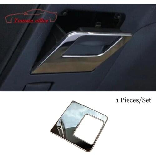 2014 2015 2016 2017 Stainless steel Car Main cab storage Box panel frame Cover Trim Styling For Toyota Corolla E170 Accessories