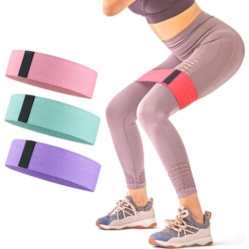 3Pcs Fitness Body Building Elastic Rubber Resistance Bands Strength Training