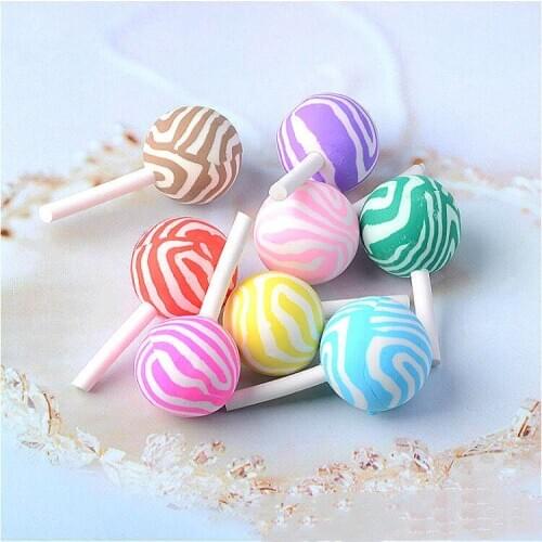 4pcs Kitchen Toys Lollipop Simulation Candy For Dollhouse Miniature Toy Doll Mini Food Kitchen Gift Doll Accessories