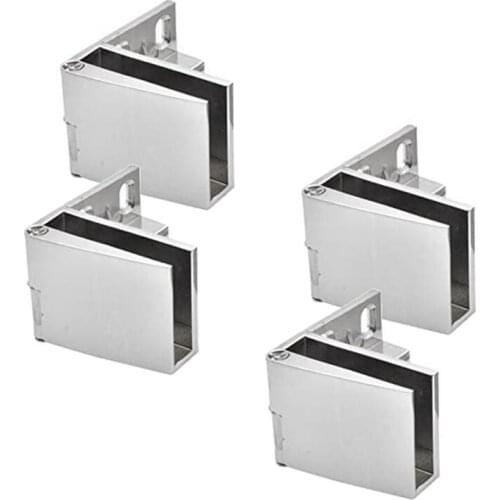 4 Pack Glass Door Hinges Glass Cabinet Door Hinge Glass Wine Cabinet Hinge Glass Display Hinge
