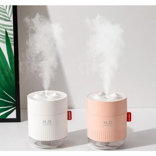 500ml 7 Color LED Ultrasonic Humidifier USB Rechargeable Aroma Essential Oil Diffuser Home Dormitory Mini Portable Humidifier