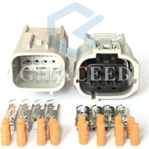 8 Pin 12520 12519 6189-1240 6188-0779 Auto Reversing Radar Plug Fuel Injector Socket Automotive Connector For Toyota