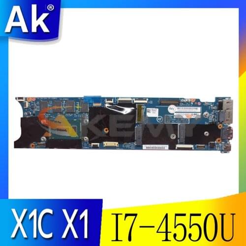 Akemy For Lenovo ThinkPad X1C X1 Carbon Laotop Motherboard I7-4550U 8G 12298-2 48.4LY06.021 FRU 00HN772 00HN771 00HN760 00HN759