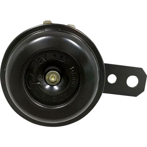 Black 12V Motorcycle Electric Horn Universal Electric Car Horn Waterproof Motorcycle Horn 105db Electric Horn Kit