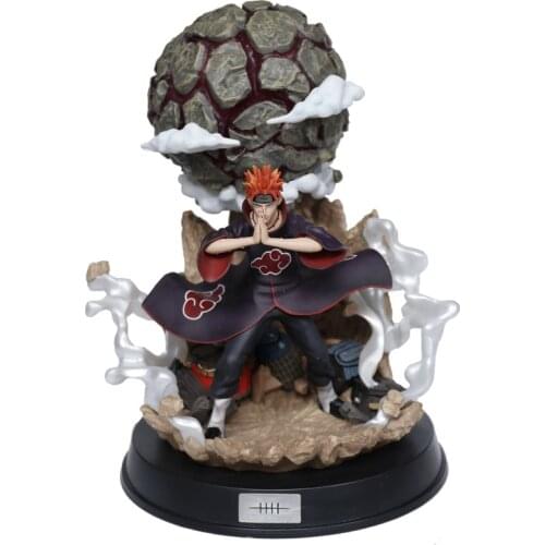 NEW 23cm Shippuden Anime Deva Path Pain Yahiko GK Chibaku Tensei PVC Action Figures Model Toy Statue Collectible Doll gift