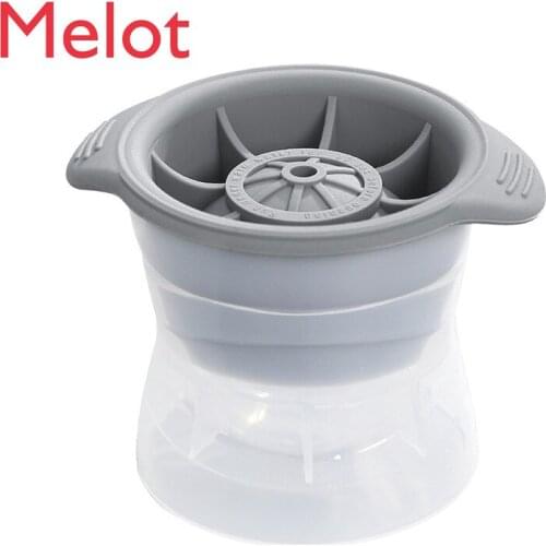 Whiskey Ice Balls Mold Ice Cube Silicone Ice Cube Mold Box with Lid Artifact Household Cocktail