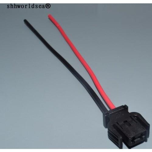 Worldgolden 2 Pin 2.8mm Female ABS Sensor Automotive Connector Door Light Lamp Socket Use For VW 893 971 632