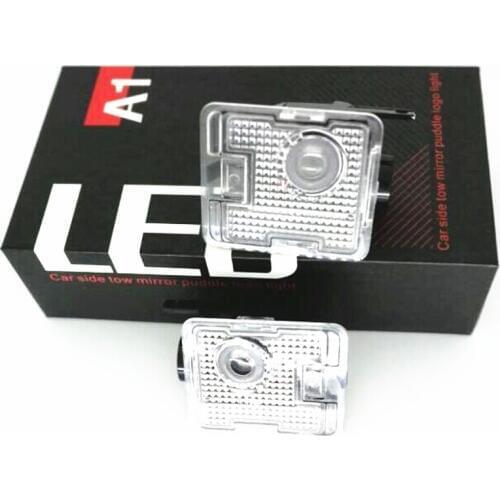 Fuleem 2PCS Side mirror puddle welcome light For KUGA FOCUS LED side under mirror Lamp Ghost Shadow Projector Light