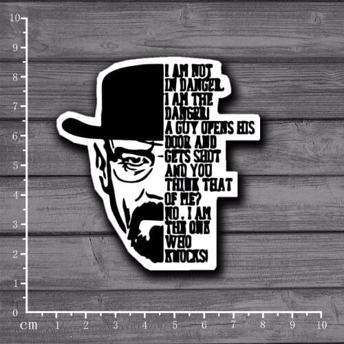 Breaking Bad, English Old White Stationery Stickers For Kids Toys Luggage Laptop Motorcycle Phone Car Case Decal Sticker[Single]
