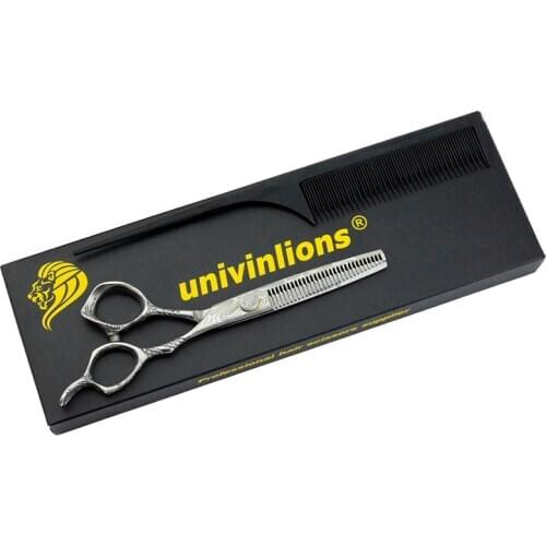 6" 440C Hair Scissors Hairdressing Scissors Barber Salon Styling Scisors Professional Japanese Haircut Shears Thinning Damascus