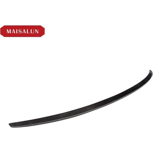 Suitable For Directly the Rear Spoiler Fixed Wing of Audi A3 S3 Modified Carbon Fiber Tail Without Punching and Pressing