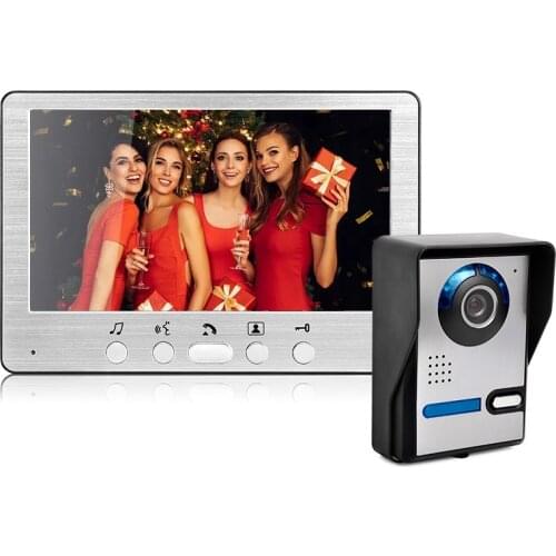 Shanyishida 7-inch Cable HD Villa Video Intercom Outdoor Unit Angle Adjustable Wholesale Video Doorbell CE, FCC Certification