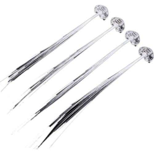 50 Pcs LED Hair Clip with Light for Wedding/Birthday/Party,Wire Hairpin Luminous Silk Braids,Hair Wear Decoration