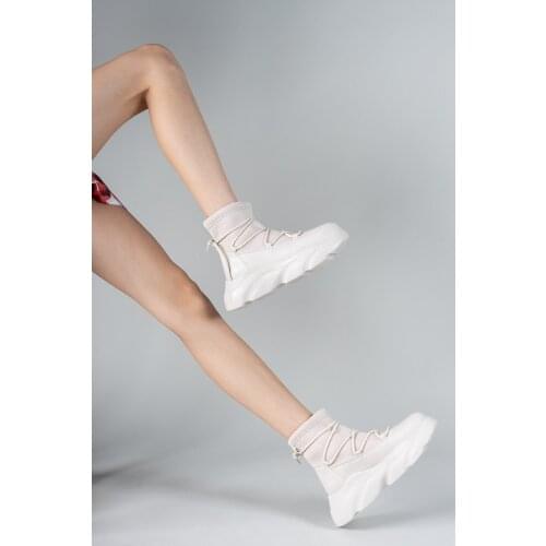 Riccon Beige Women 'S Boots 0012150 'Turkish' Quality 2021 Fashion Design Season Comfort Fast Shipping