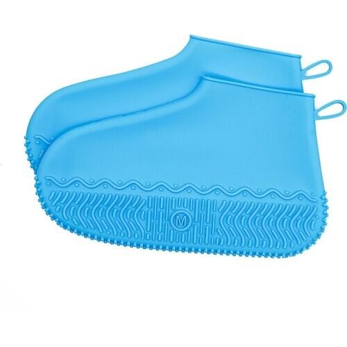1 Pair Reusable Silicone Shoe Cover S / M / L Dwaterproof Water Rain Shoes Covers Outdoor Camping Non Slip Rubber Rain Boot