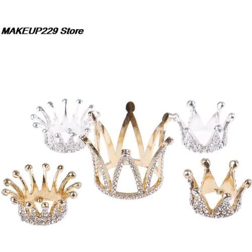 1 Pcs Crown Design Metal Nails Stand Holders Salon Brush Rack Carving Carrier Storage Nail Brush Holder For Nail Art Accessory