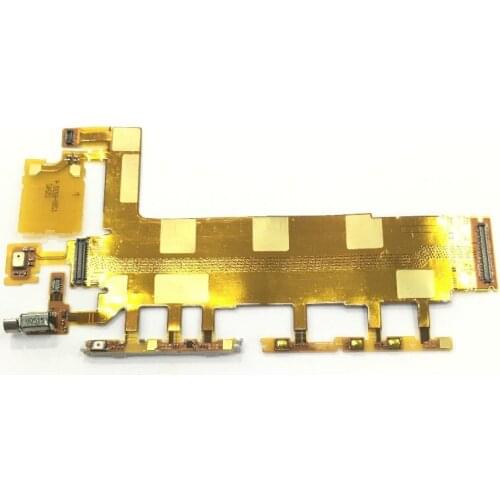 1PCS for Sony Motherboard Power & Volume & Mic Ribbon Flex Cable for Sony Xperia Z3 3G Version
