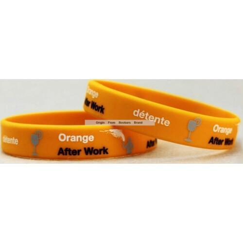 Promotion 2 color Print Silicone Bands Logo Custom Print Person Design Own Bracelet Gift For Business 100PCS