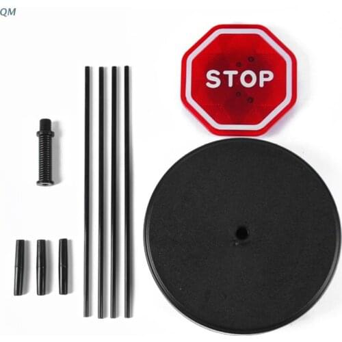 13MF Car Flashing LED Light Garage Parking Signal Stop Sign LED Stop Sign Assistant