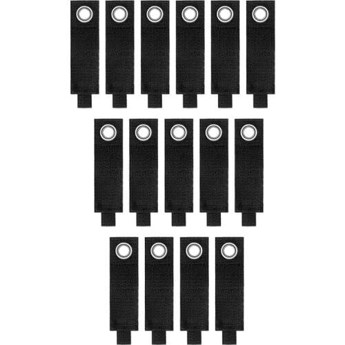 15 PCS Heavy Duty Storage Straps Tool Organizers Storage Nylon Fastening Straps for House Basement Hook Hose Rope Wrap