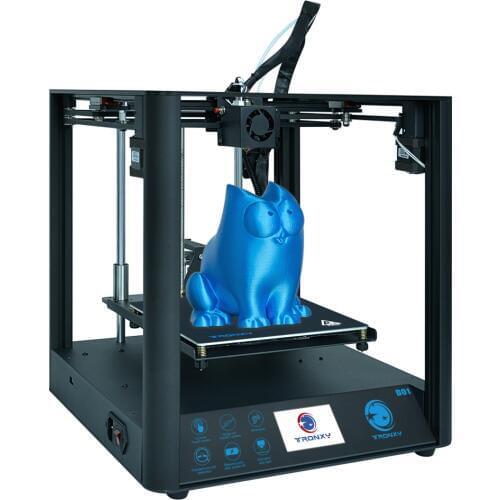 TRONXY D01 Fast Assembly 3D Printer Acrylic Mask Optional,Industrial Linear Guide Titan Extruder Ultra-Quiet Mode 3d printing